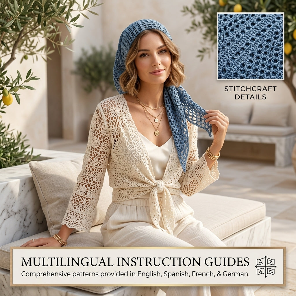 Give Your Wardrobe a Handmade Upgrade With This Boho Summer Headscarf  PDF
