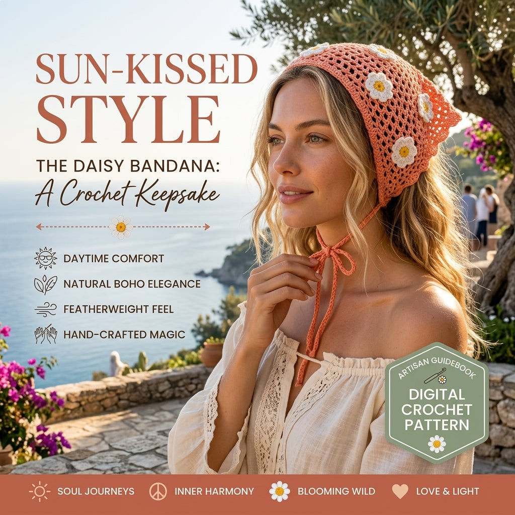 The Daisy Boho Festival Hair Scarf Your Pinterest Board Has Been Missing