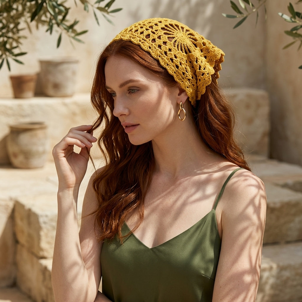 This Easy Summer Bandana Works Up So Fast You Won't Believe It