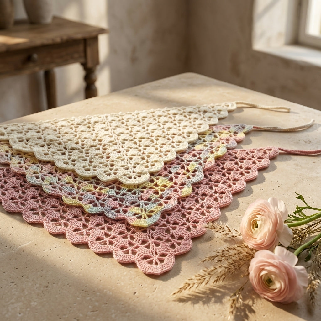Weekend Bliss: Crafting This Gorgeous Lace Summer Hair Scarf