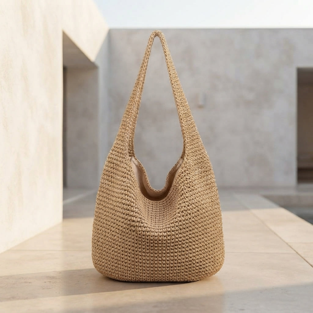Hobo Bag Shoulder Bag | Crochet Pattern PDF
