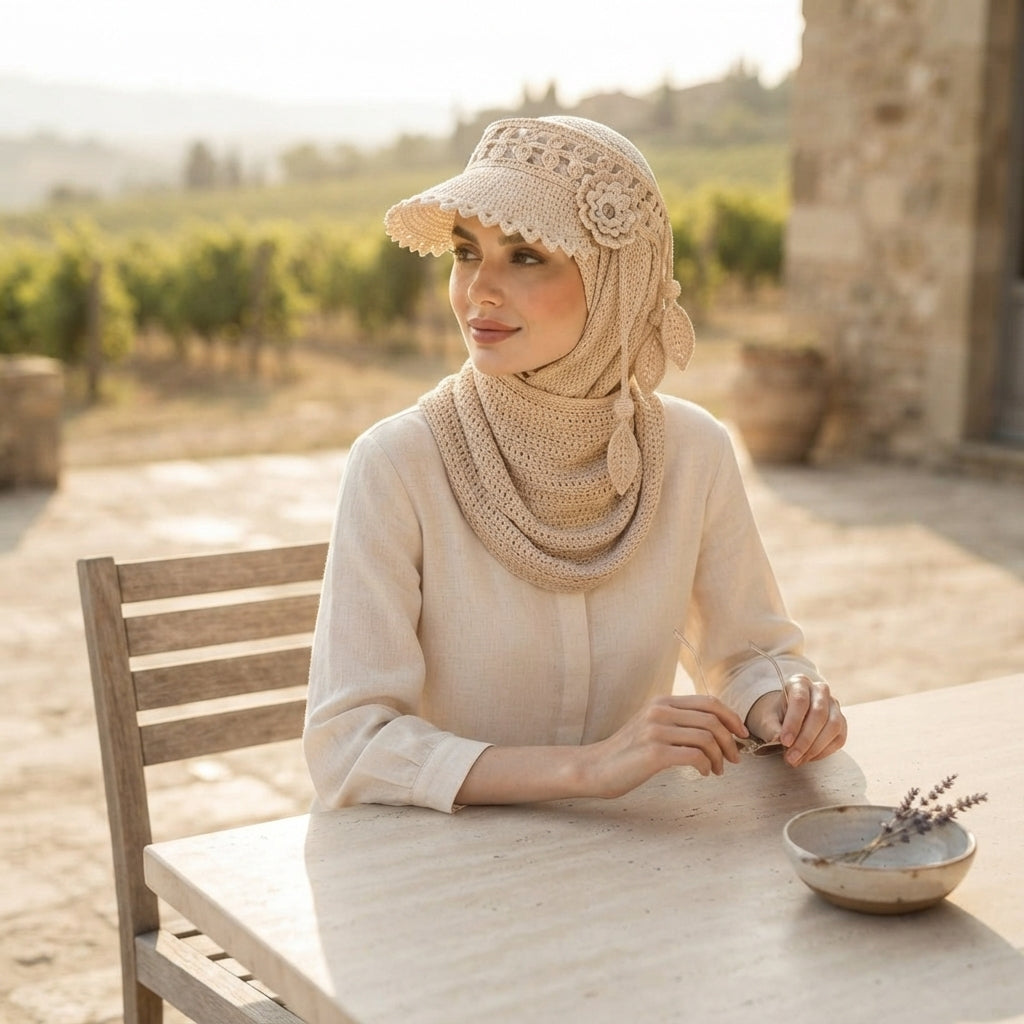Graceful Sun Visor | Handmade Hat PDF