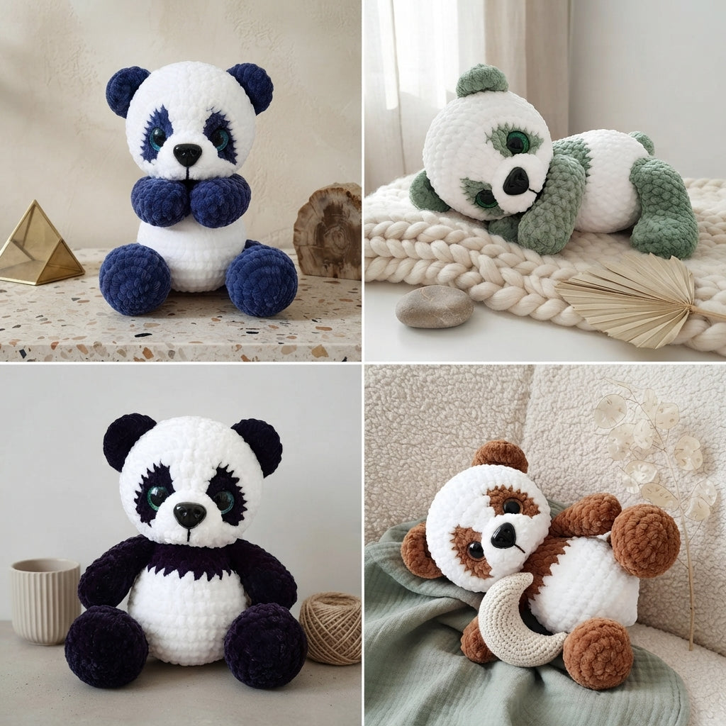 Panda Toy Amigurumi | Amigurumi Pattern PDF