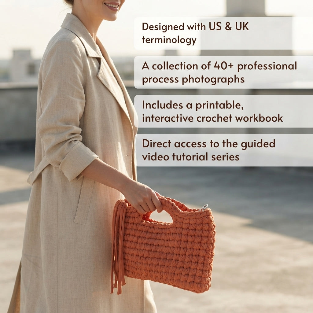 Sanna Easytofollow Bag | Crochet Pattern PDF