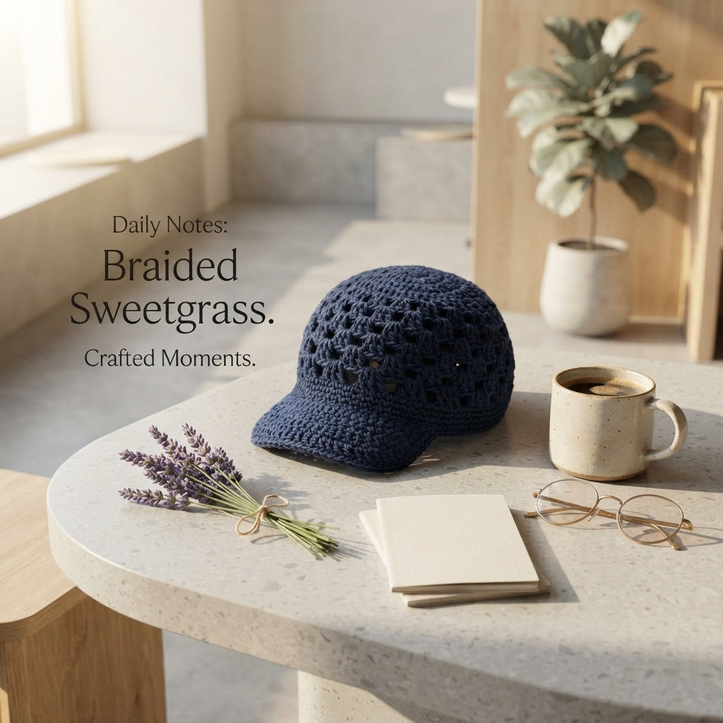 Modern Sun Hat | Crochet Hat Pattern PDF — Design 2