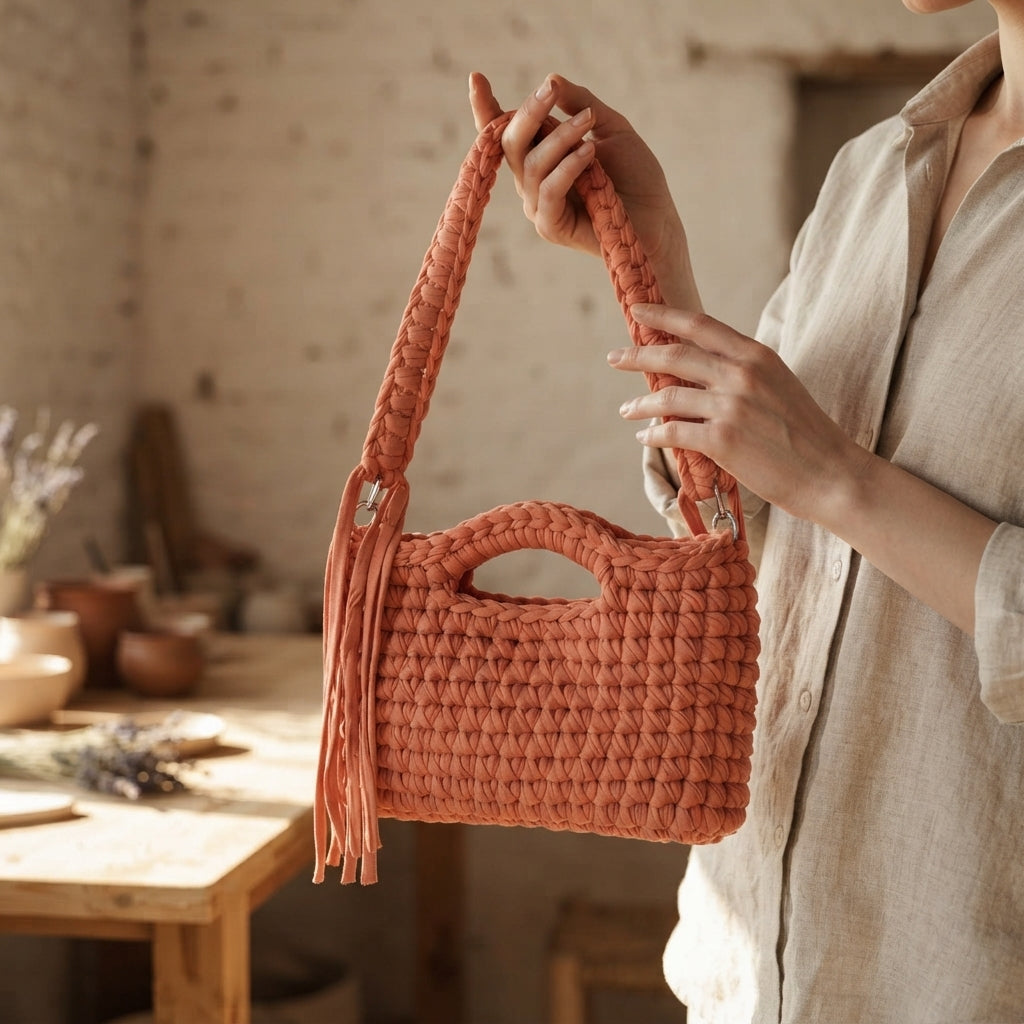 Sanna Easytofollow Bag | Crochet Pattern PDF