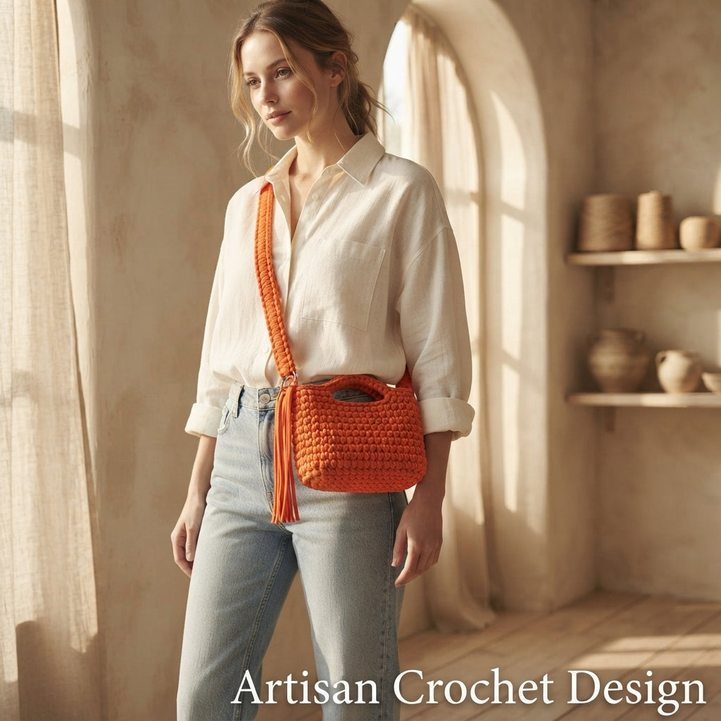 Sanna Easytofollow Bag | Crochet Pattern PDF