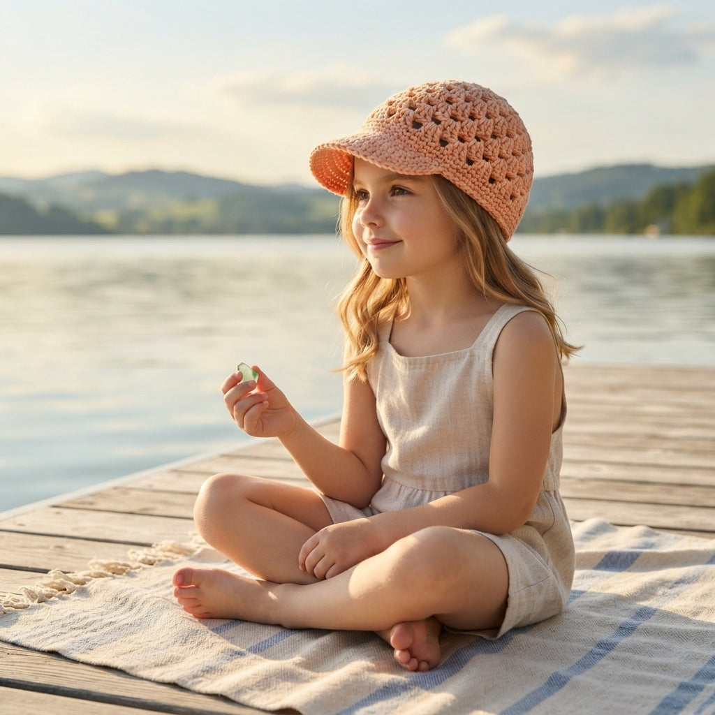 Modern Sun Hat | Crochet Hat Pattern PDF — Design 2