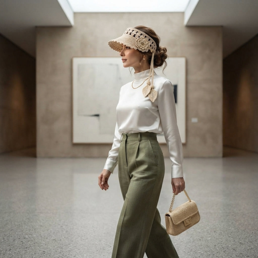 Graceful Sun Visor | Handmade Hat PDF
