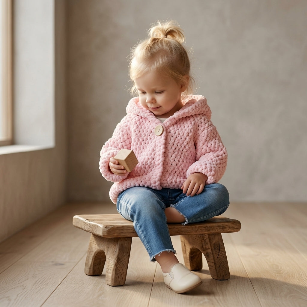 Bear Ears Baby Hoodie Bear Ears v9 | Crochet Pattern PDF