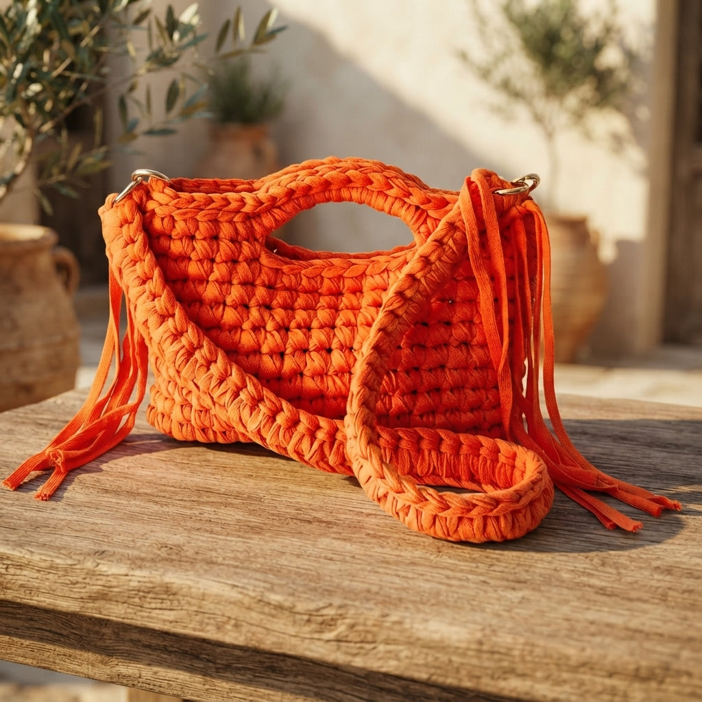 Sanna Easytofollow Bag | Crochet Pattern PDF