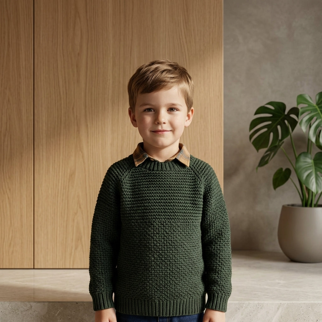 Raglan Baby Sweater Seamless v3 | Crochet Pattern PDF