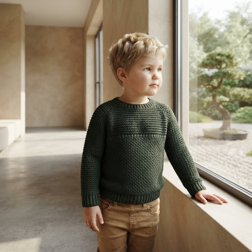 Raglan Baby Sweater Seamless v3 | Crochet Pattern PDF