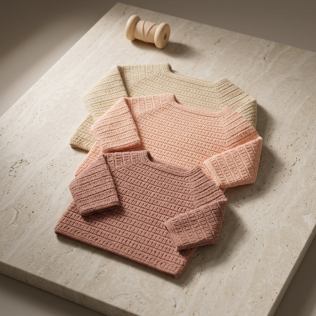 Cute Sweater Full Baby Sweater | Crochet Pattern PDF