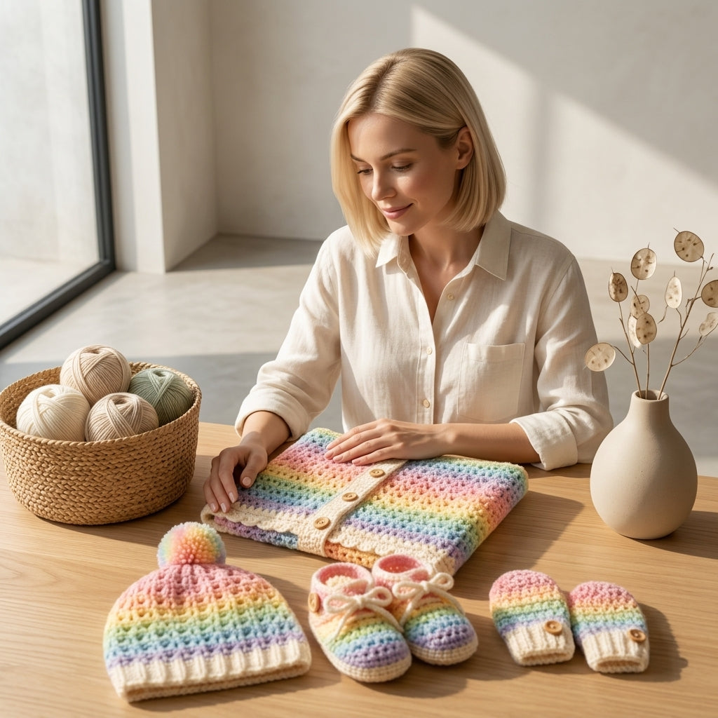 Cardigan Set Hat Baby Cardigan | Crochet Pattern PDF