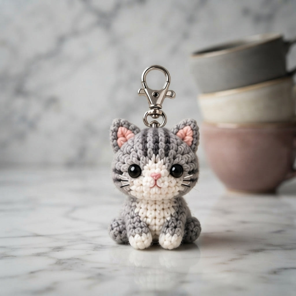 Handcrafted Keychain Keychain | Amigurumi PDF