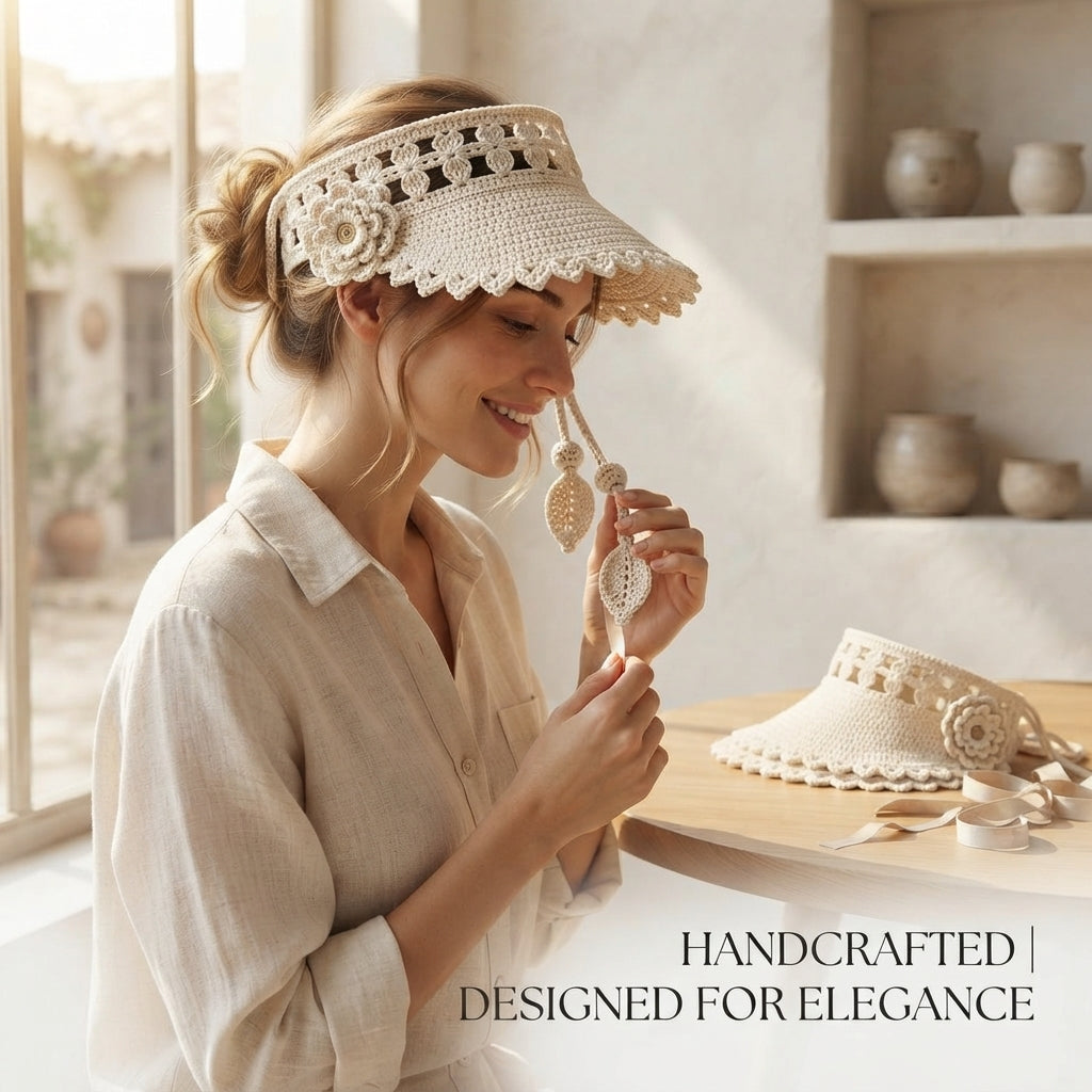 Graceful Sun Visor | Handmade Hat PDF