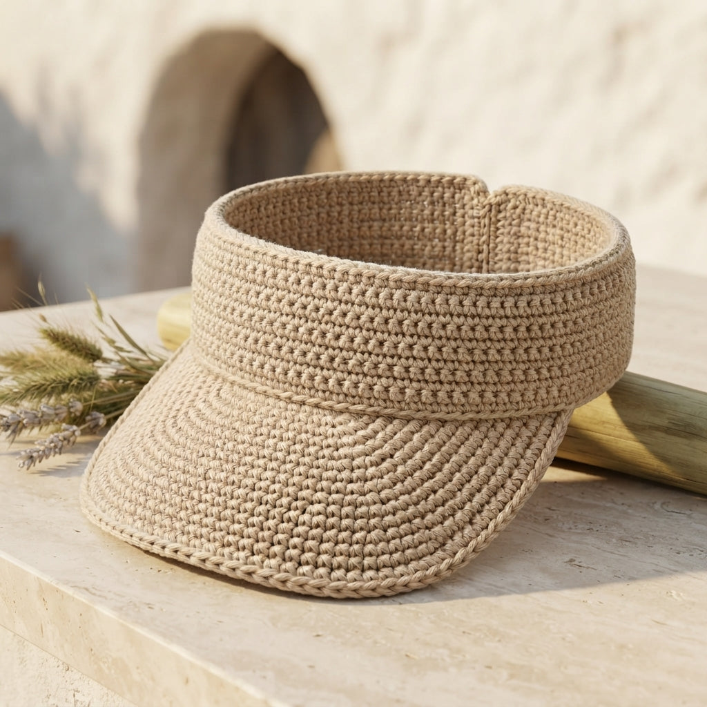 Pretty Sun Visor | Crochet Summer Pattern — Design 6