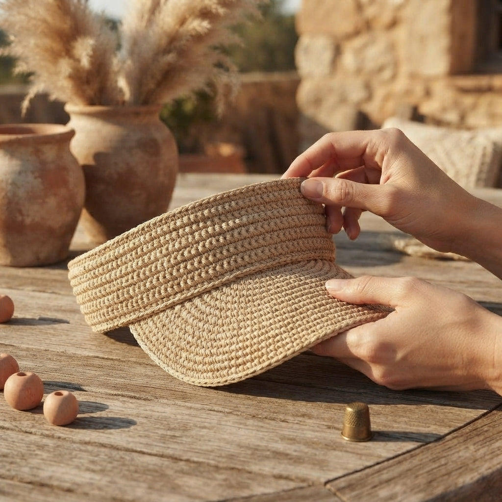 Pretty Sun Visor | Crochet Summer Pattern — Design 6