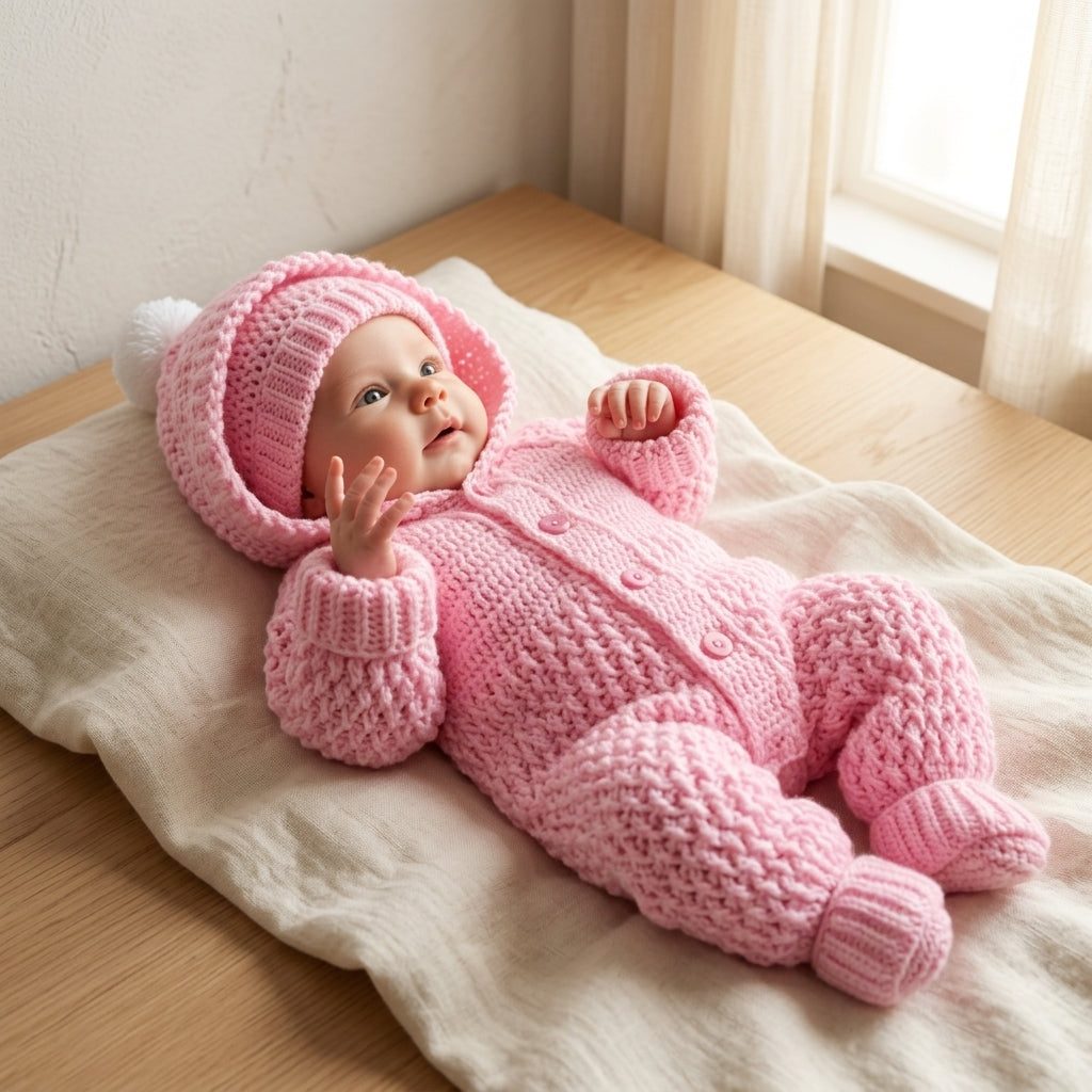 Crocheting Size 0-6 Baby Hoodie | Crochet Pattern PDF
