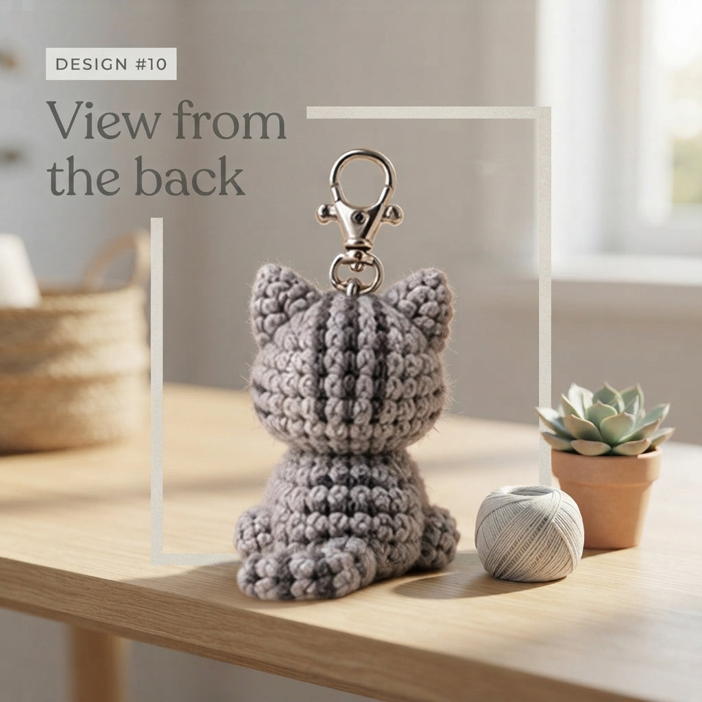 Handcrafted Keychain Keychain | Amigurumi PDF