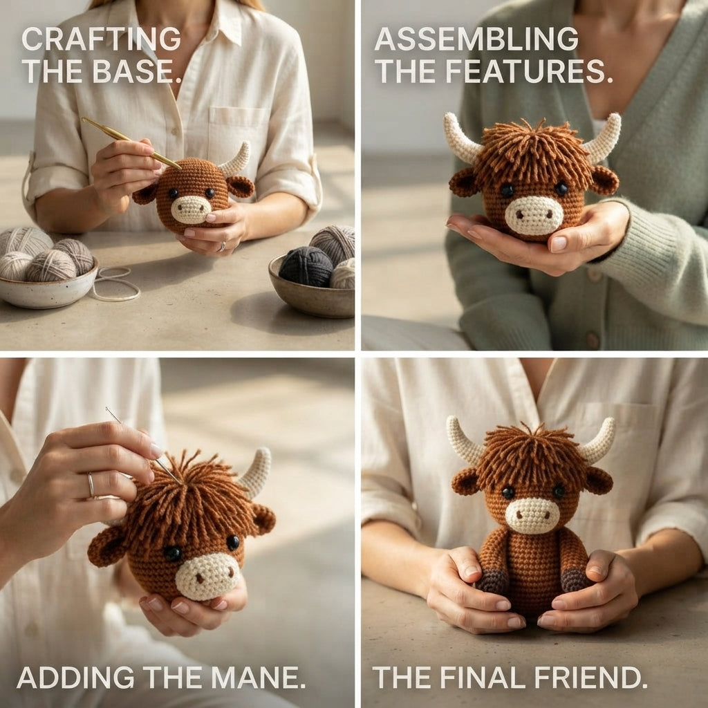 Amigurumi Little Cow | Amigurumi Pattern PDF
