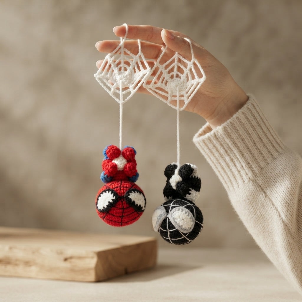 Cute Bag Charm Keyring | Amigurumi PDF Guide — Design 2