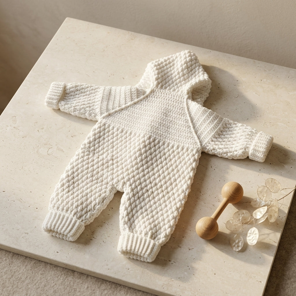 Crocheting Size 0-6 Baby Hoodie | Crochet Pattern PDF
