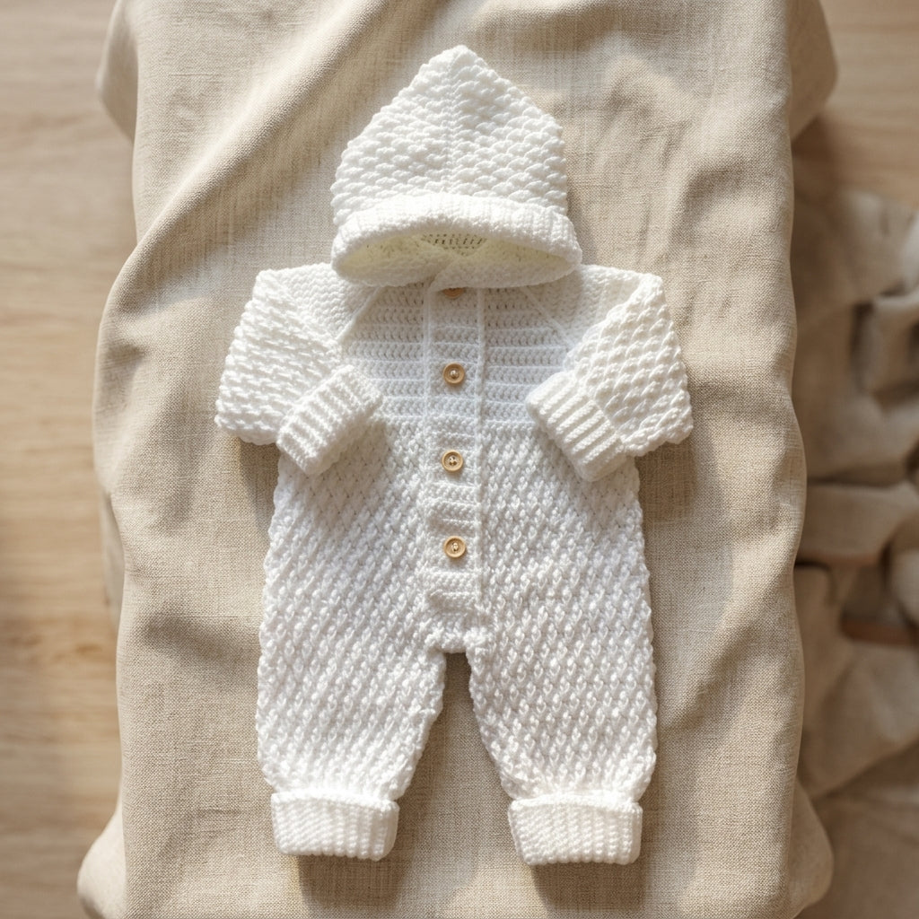 Crocheting Size 0-6 Baby Hoodie | Crochet Pattern PDF