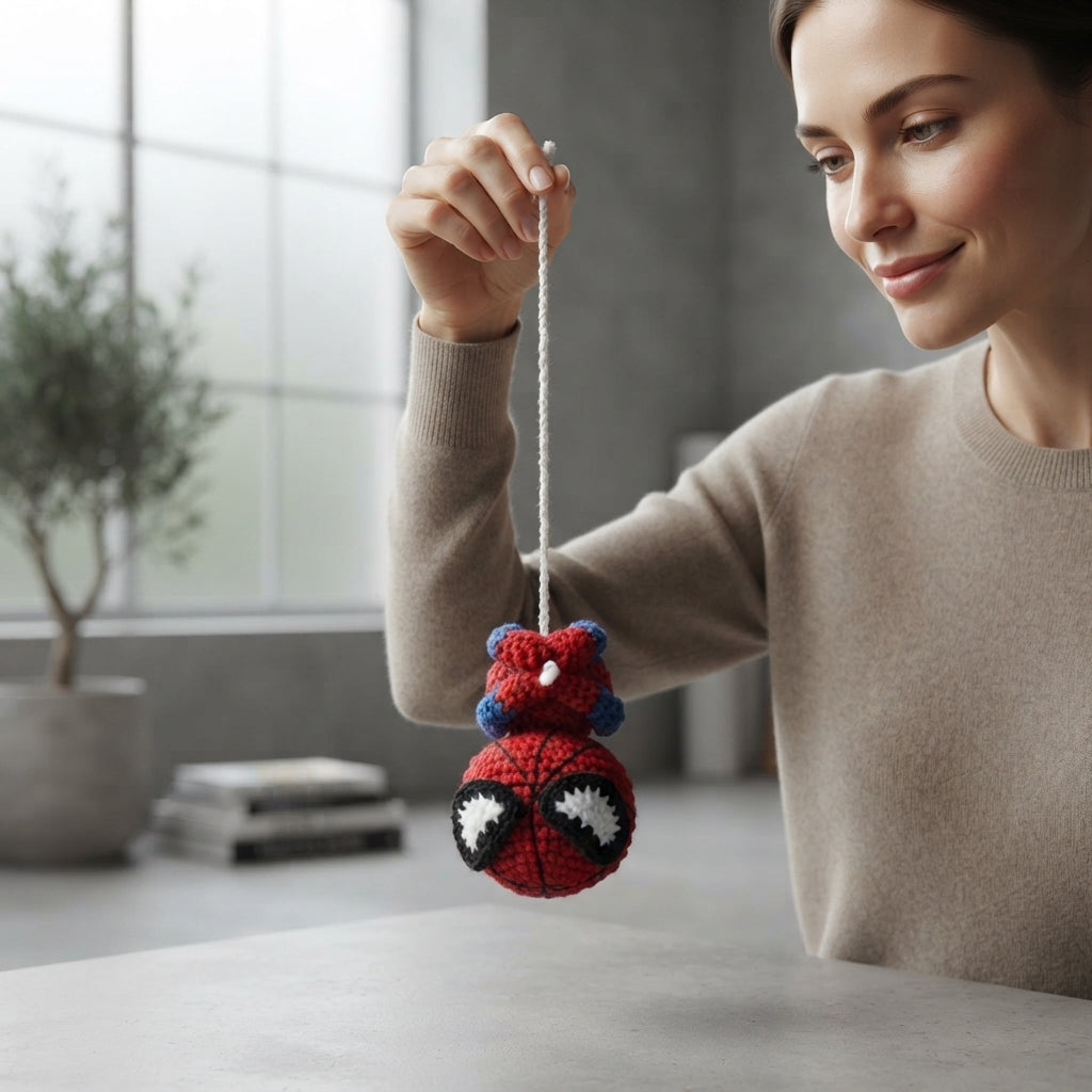 Cute Bag Charm Keyring | Amigurumi PDF Guide — Design 2