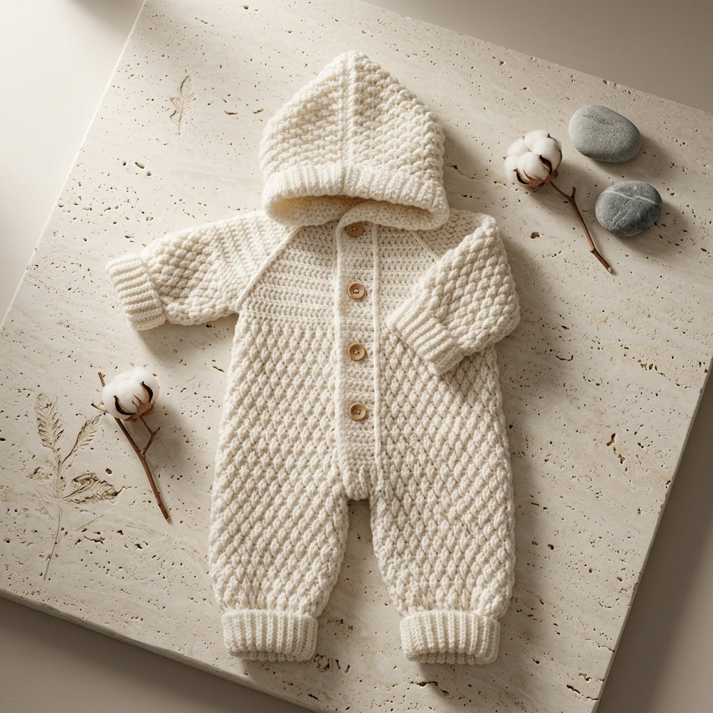 Crocheting Size 0-6 Baby Hoodie | Crochet Pattern PDF