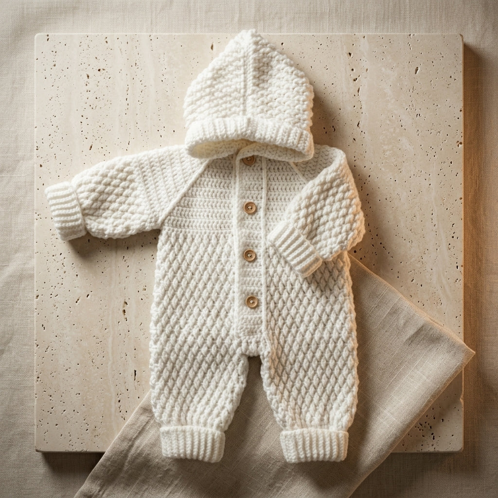 Crocheting Size 0-6 Baby Hoodie | Crochet Pattern PDF