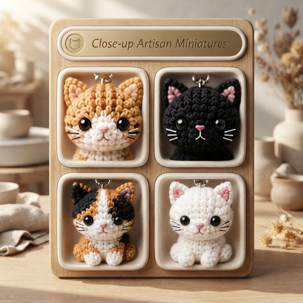 Handcrafted Keychain Keychain | Amigurumi PDF