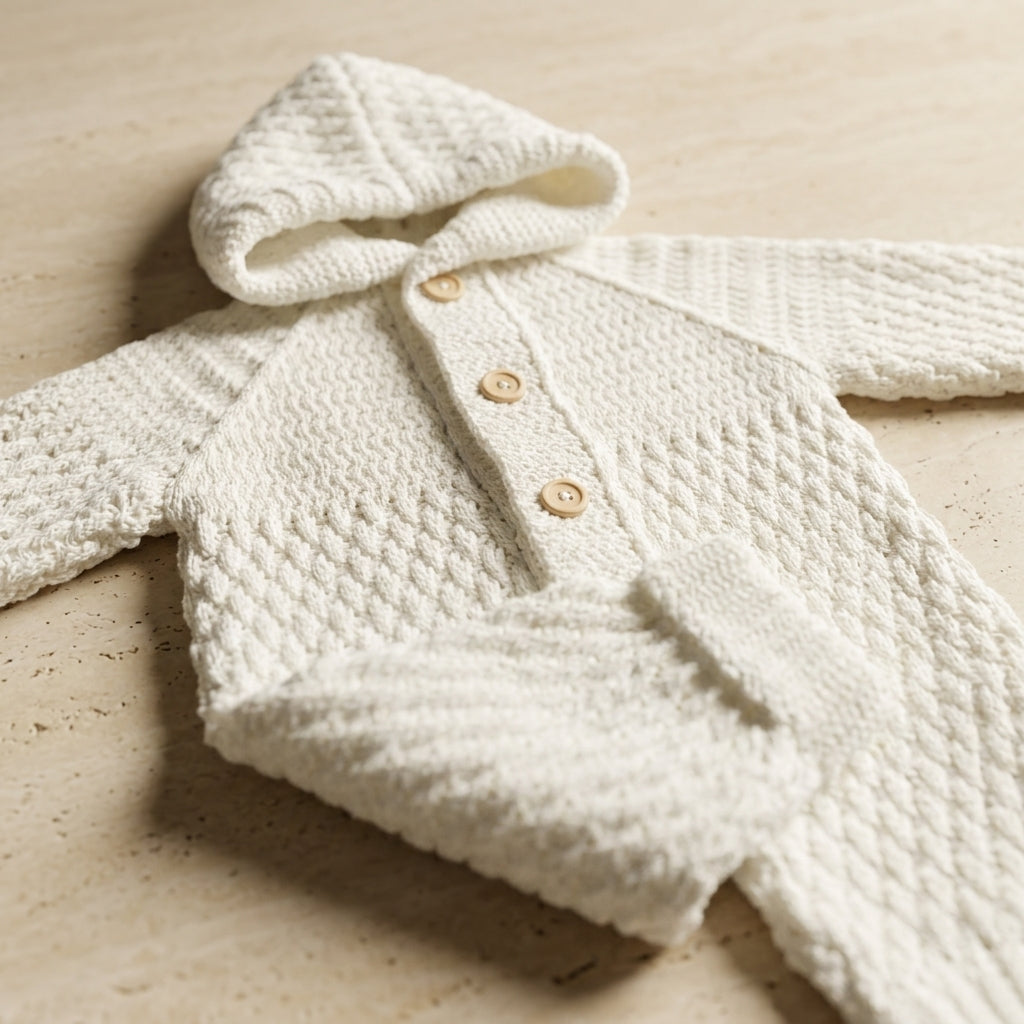 Crocheting Size 0-6 Baby Hoodie | Crochet Pattern PDF