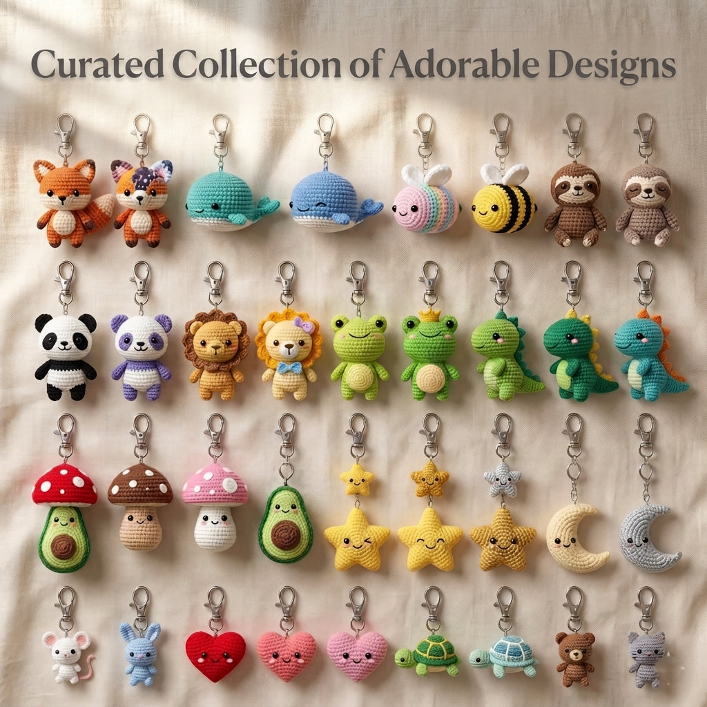 Premium 200+ Mini Charms | Amigurumi Pattern Pack