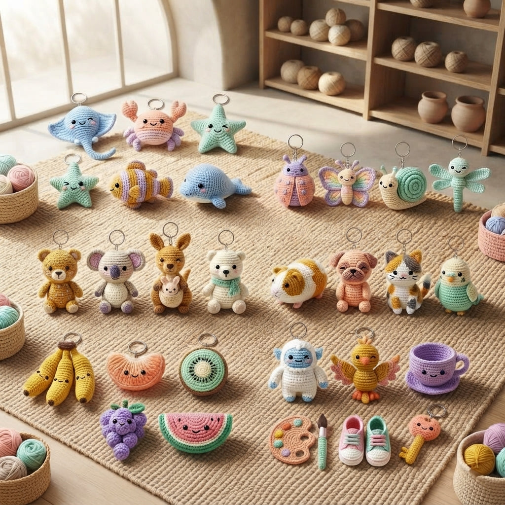 Premium 200+ Mini Charms | Amigurumi Pattern Pack