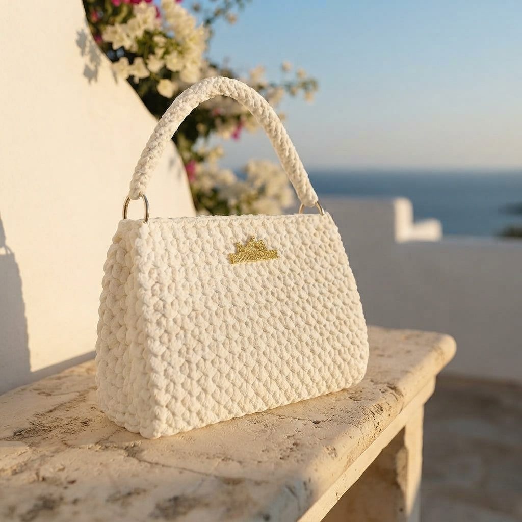 Tutorial White Handbag | Crochet Pattern PDF