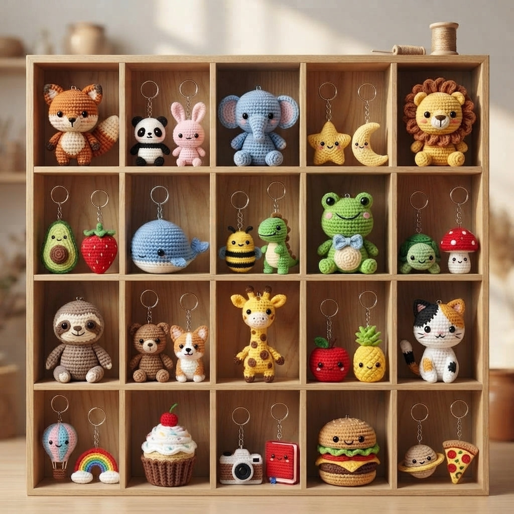 Premium 200+ Mini Charms | Amigurumi Pattern Pack