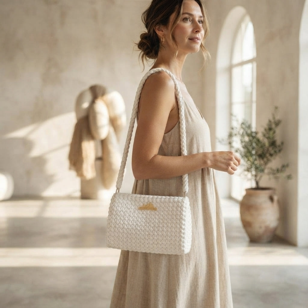 Tutorial White Handbag | Crochet Pattern PDF