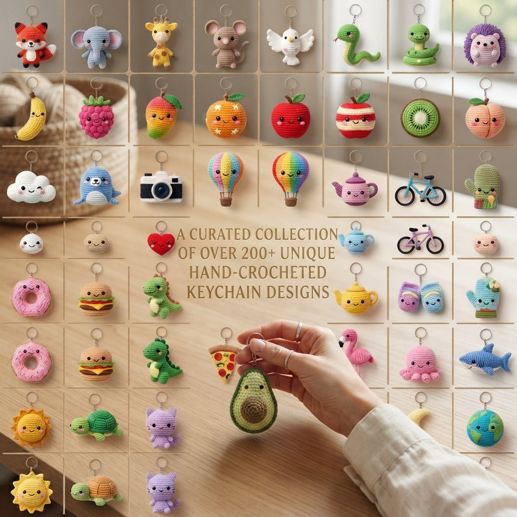 Premium 200+ Mini Charms | Amigurumi Pattern Pack