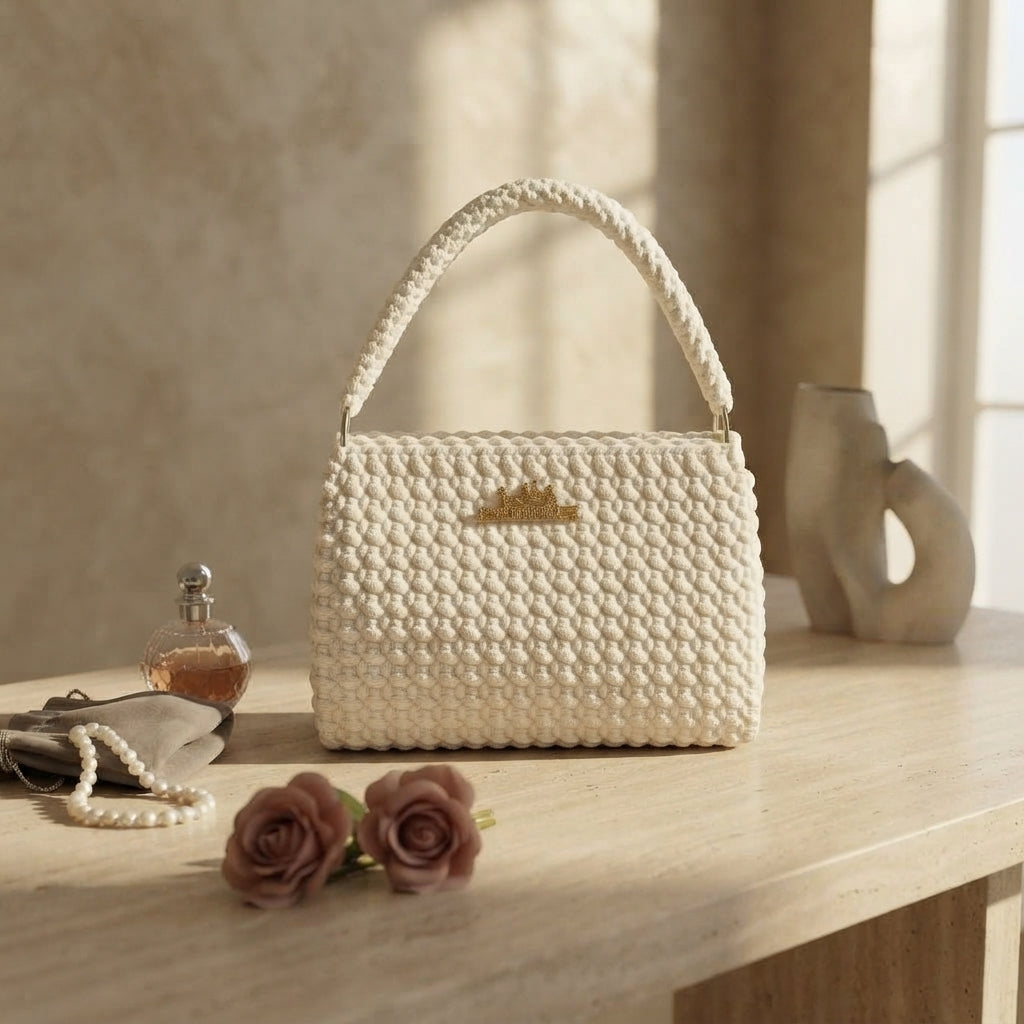 Tutorial White Handbag | Crochet Pattern PDF