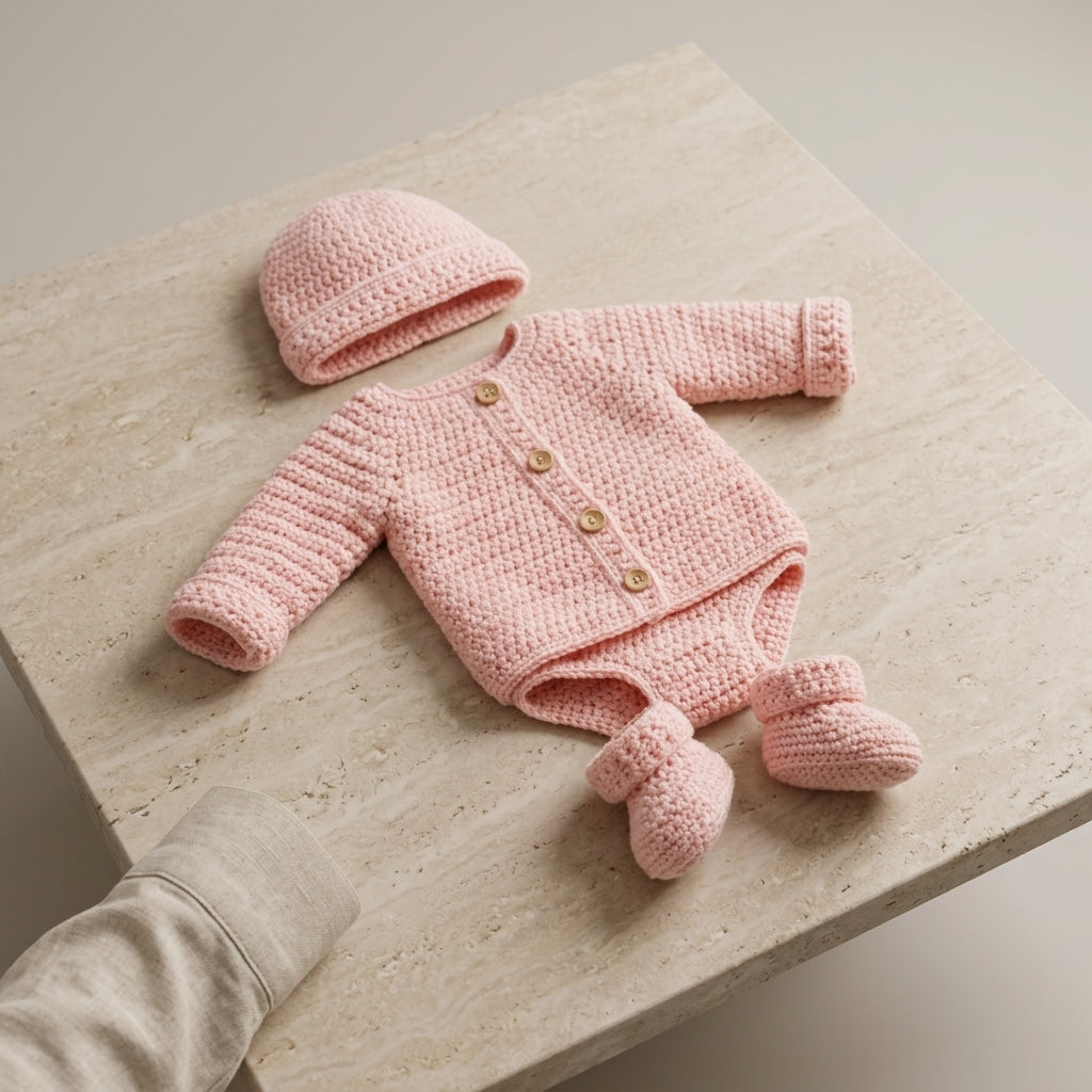Set Newborn Cardigan Baby Cardigan | Crochet Pattern PDF