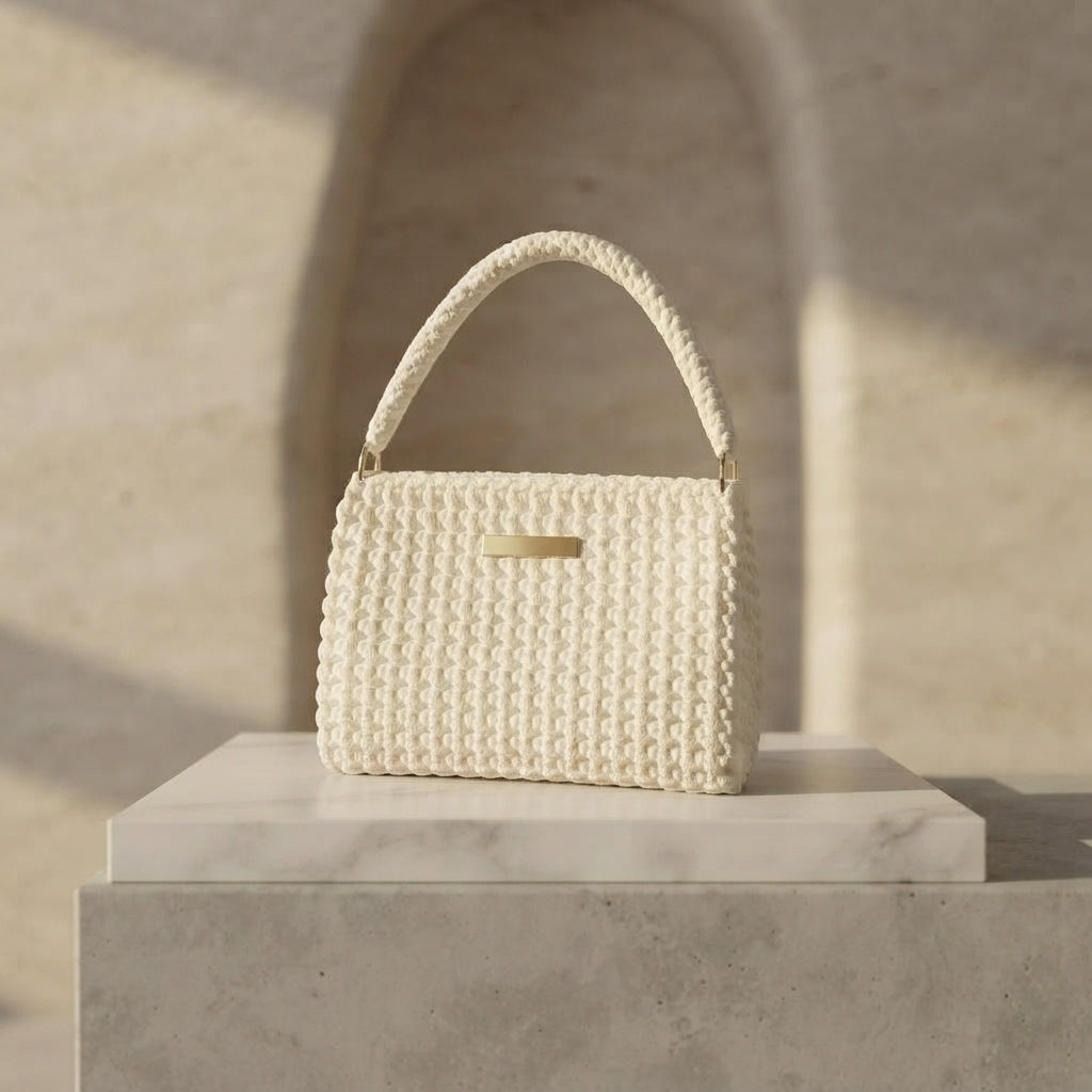 Tutorial White Handbag | Crochet Pattern PDF