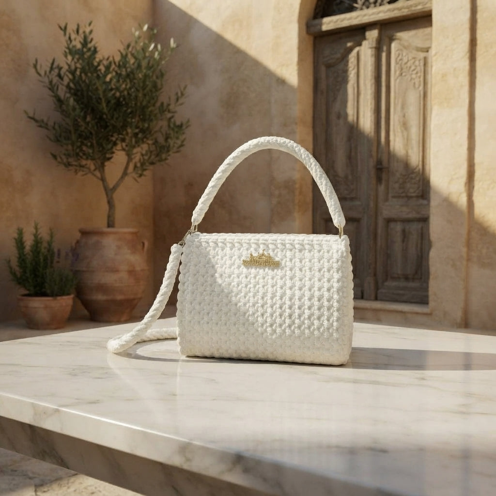 Tutorial White Handbag | Crochet Pattern PDF