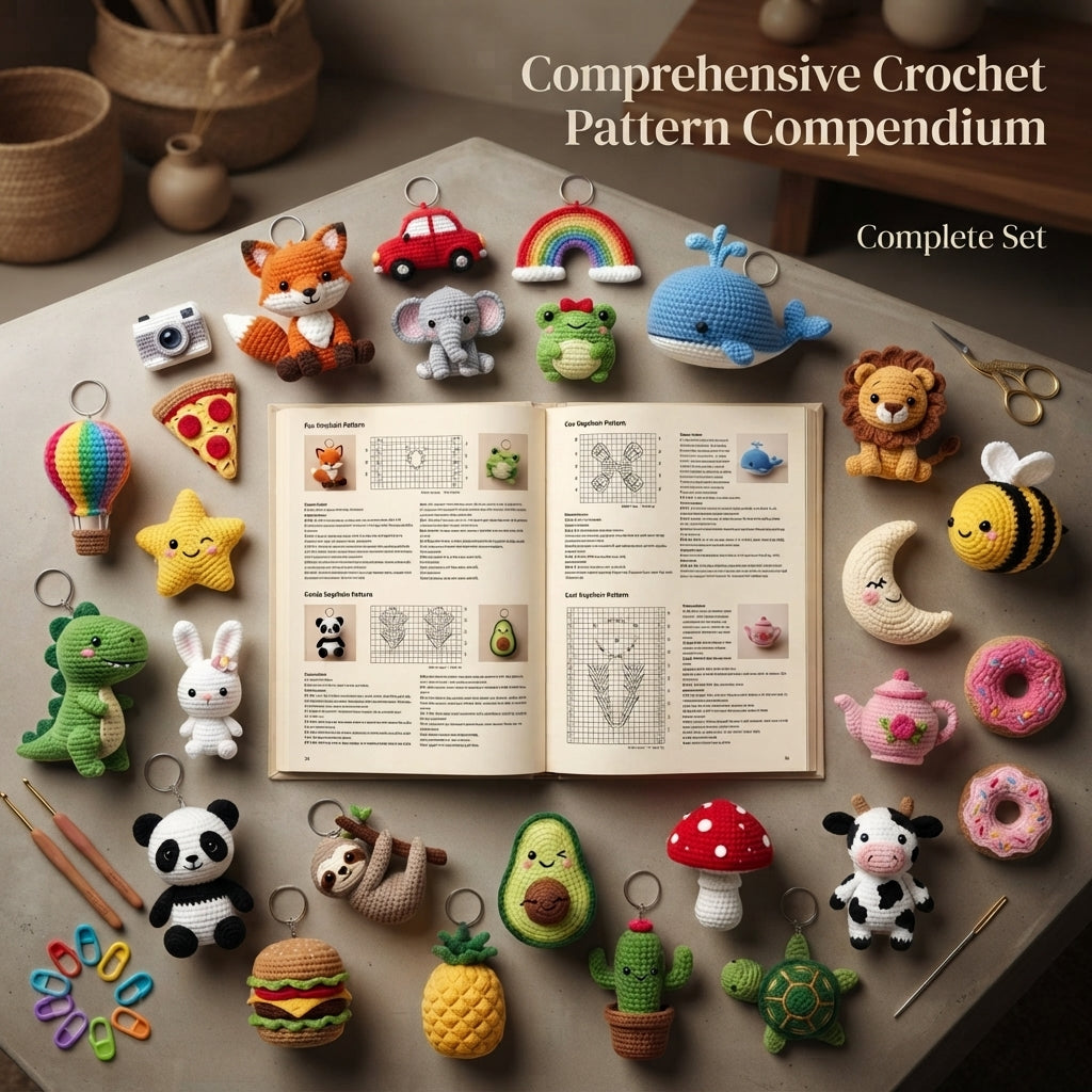 Premium 200+ Mini Charms | Amigurumi Pattern Pack