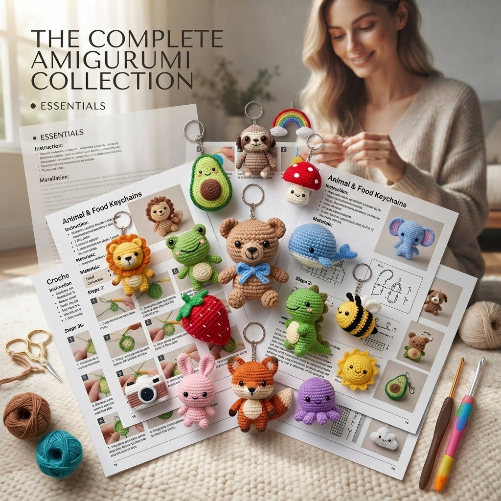 Premium 200+ Mini Charms | Amigurumi Pattern Pack
