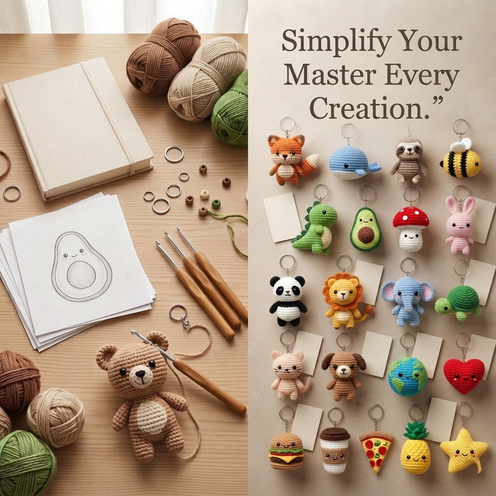 Premium 200+ Mini Charms | Amigurumi Pattern Pack