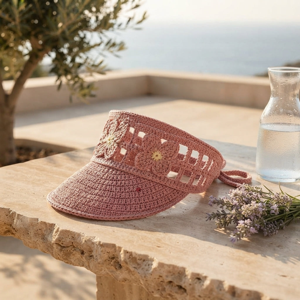 Breezy Sun Visor | Summer Crochet Pattern — Design 3
