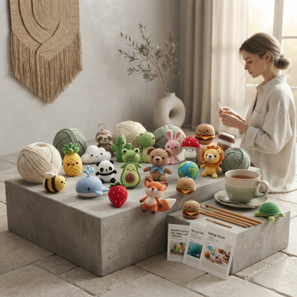 Premium 200+ Mini Charms | Amigurumi Pattern Pack