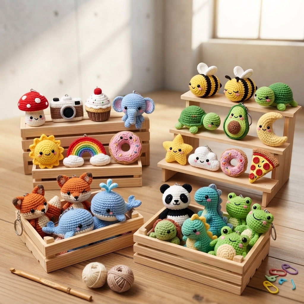 Premium 200+ Mini Charms | Amigurumi Pattern Pack